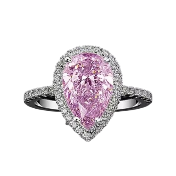 FingerBlingers Jewelry - Sakura Pink Zirconia Ring